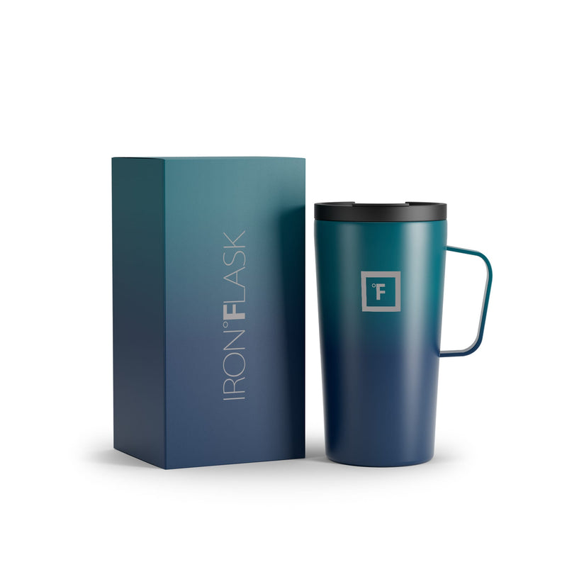 Iron Flask 16 Oz Grip Coffee 2.0 Mugs Dark Night | 463IRFMEG