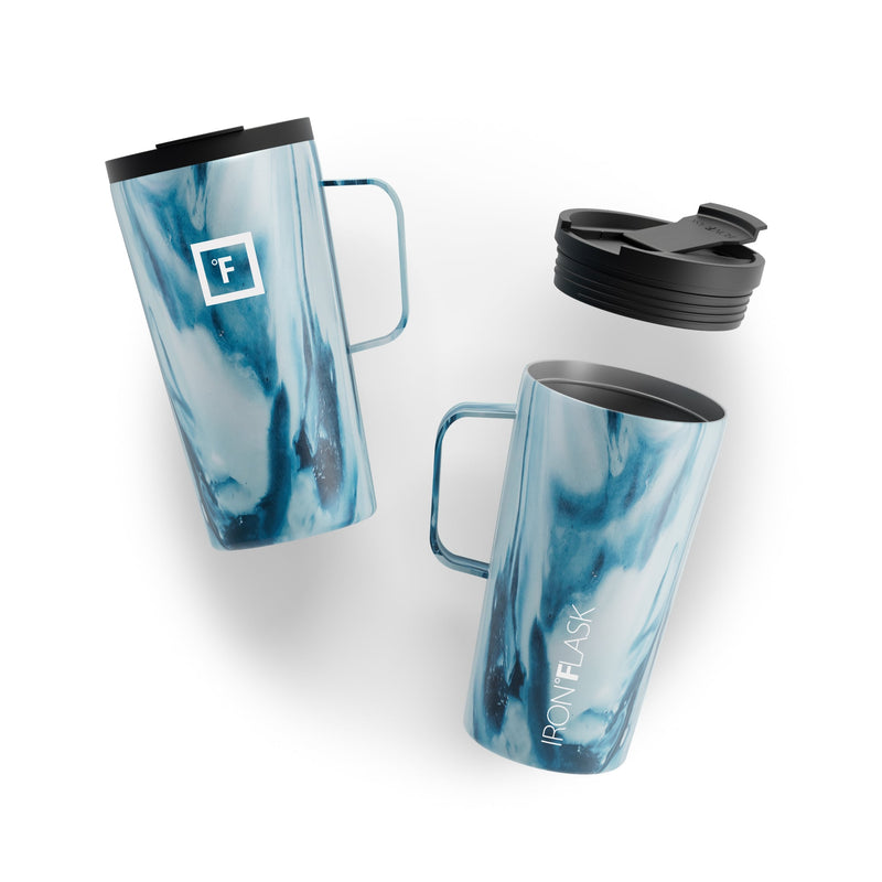 Iron Flask 16 Oz Grip Coffee 2.0 Mugs Ocean | 201WONUMJ