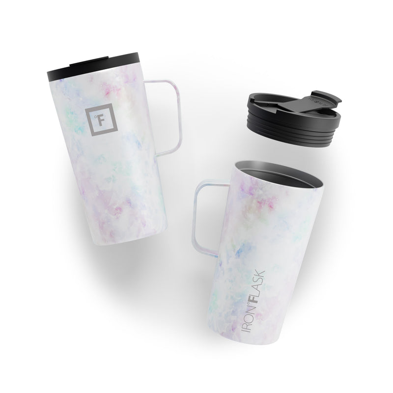 Iron Flask 16 Oz Grip Coffee 2.0 Mugs Pearl | 075NSQJXE