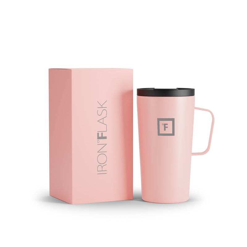 Iron Flask 16 Oz Grip Coffee 2.0 Mugs Rose | 526ZNRBSL