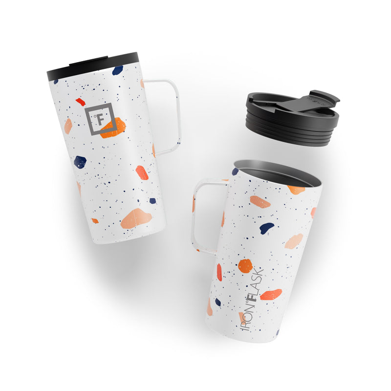 Iron Flask 16 Oz Grip Coffee 2.0 Mugs Terrazzo | 760GTHQDY