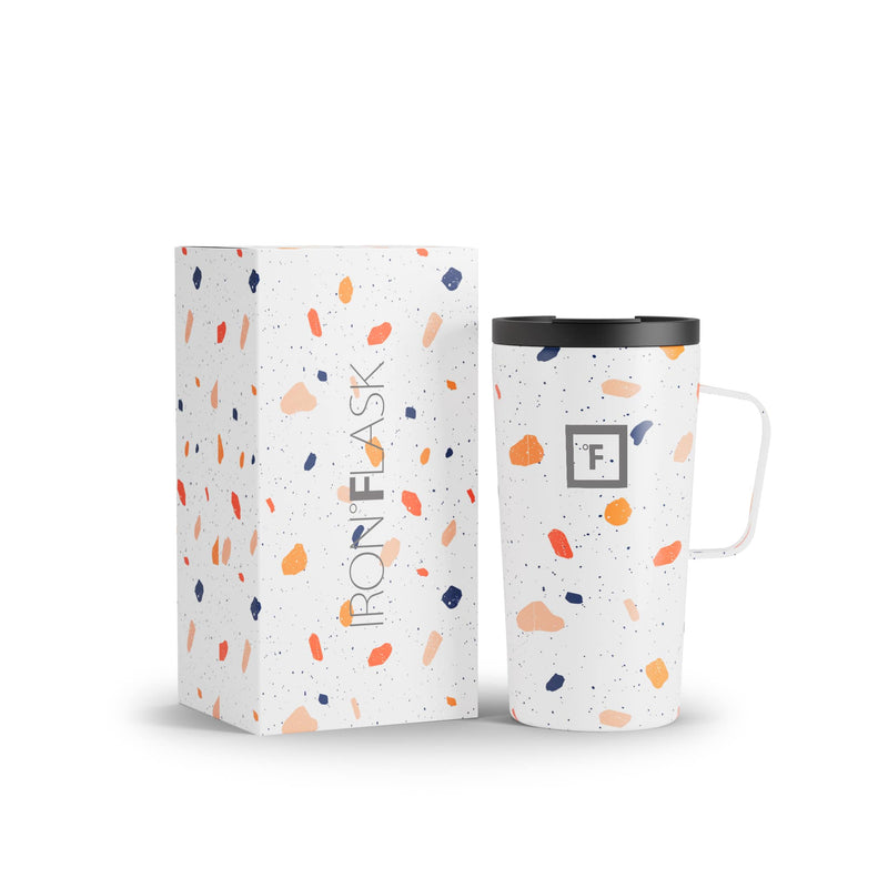 Iron Flask 16 Oz Grip Coffee 2.0 Mugs Terrazzo | 760GTHQDY