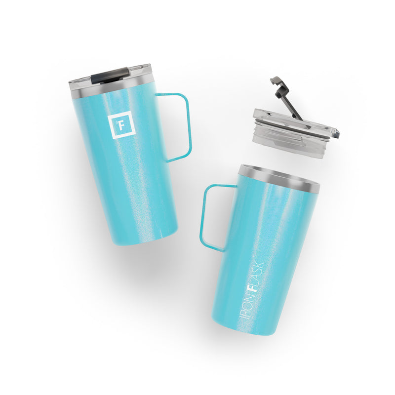 Iron Flask 16 Oz Grip Coffee Mugs Arctic Glow | 298ALHCTR