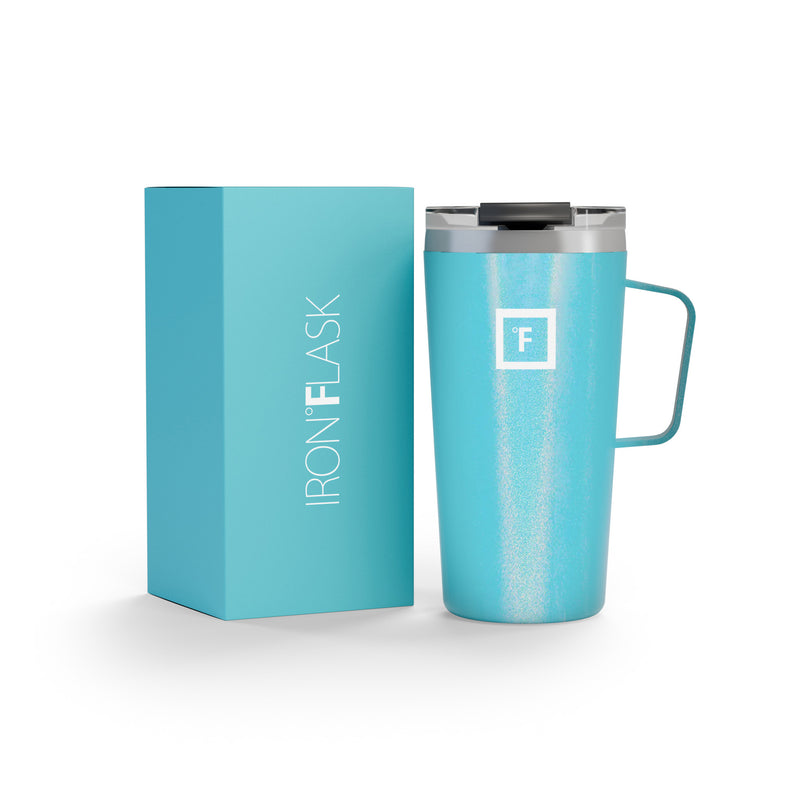 Iron Flask 16 Oz Grip Coffee Mugs Arctic Glow | 298ALHCTR