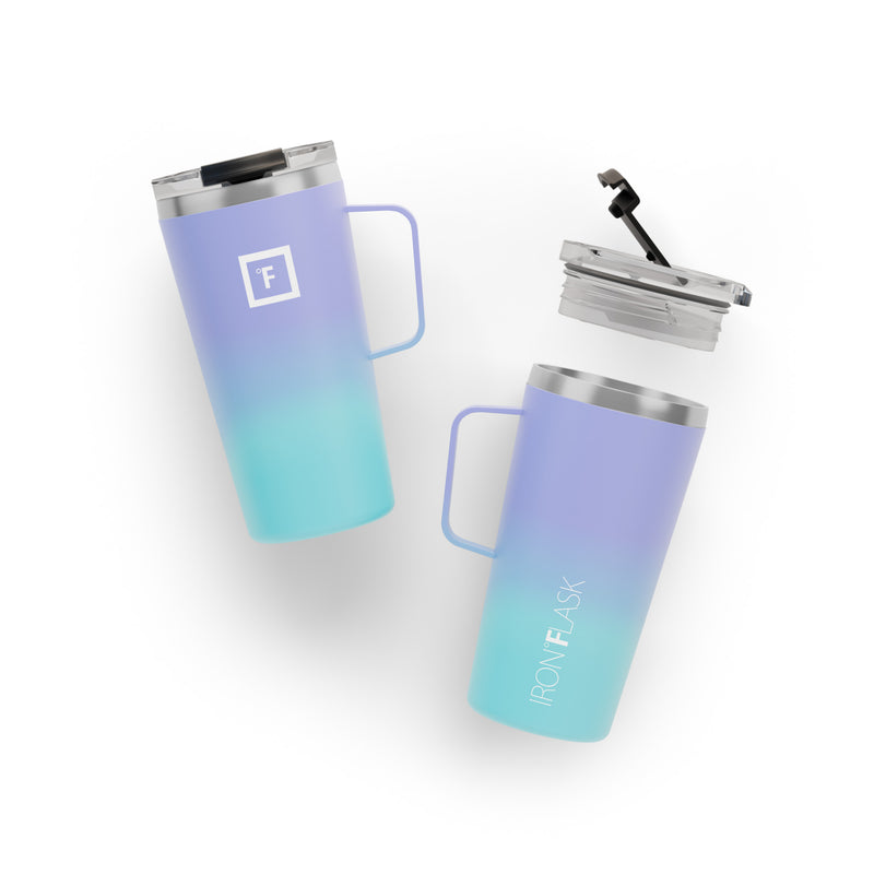 Iron Flask 16 Oz Grip Coffee Mugs Cotton Candy | 180EAWCLJ