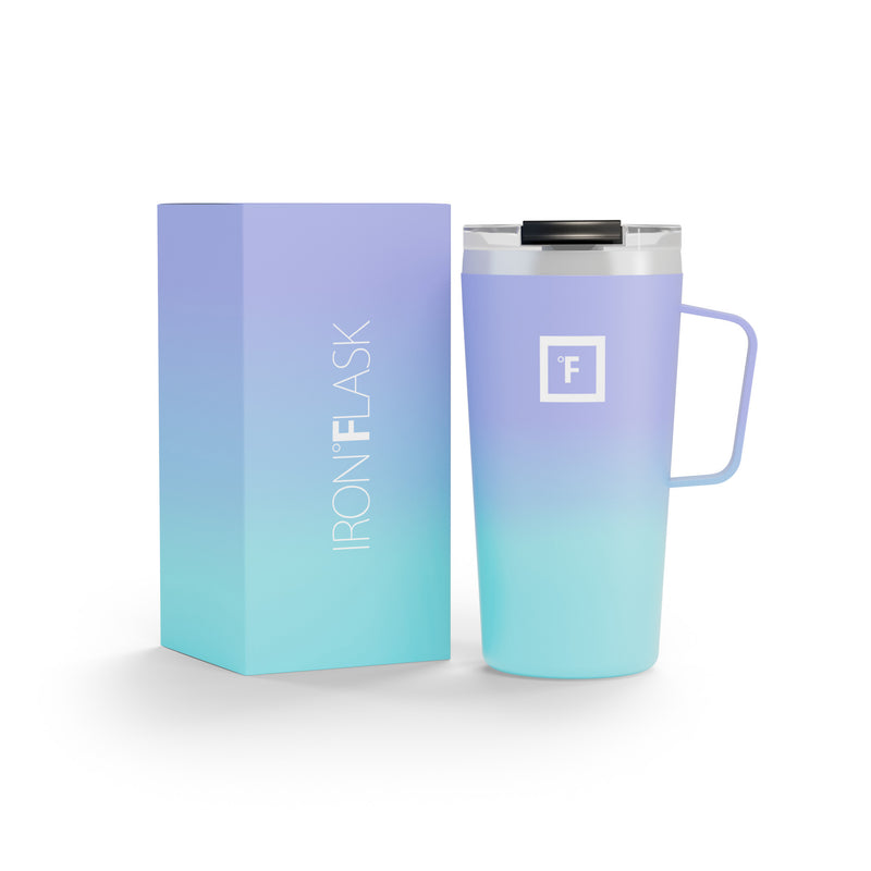 Iron Flask 16 Oz Grip Coffee Mugs Cotton Candy | 180EAWCLJ