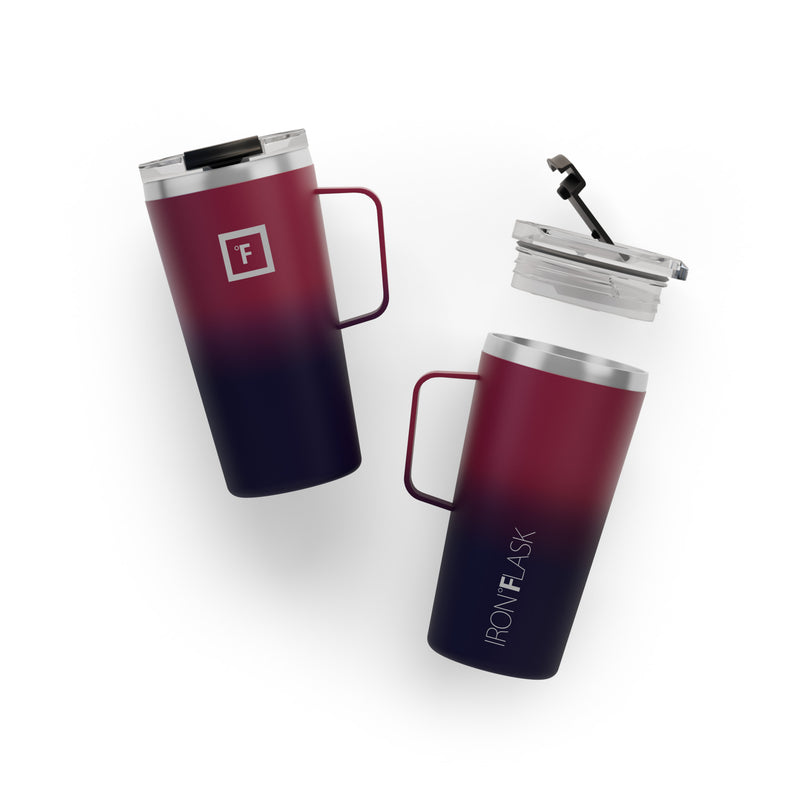Iron Flask 16 Oz Grip Coffee Mugs Dark Multicolor | 402MBVQUZ
