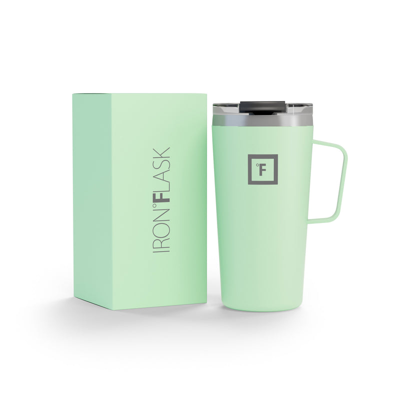 Iron Flask 16 Oz Grip Coffee Mugs Mint | 359GTJSEC