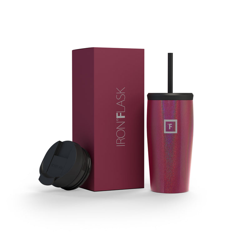 Iron Flask 16 Oz Nomad Tumbler Burgundy | 402RNGPZH