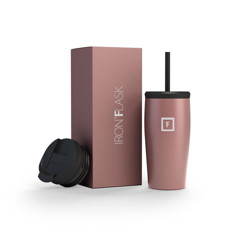 Iron Flask 16 Oz Nomad Tumbler Rose Gold | 430DOVULB