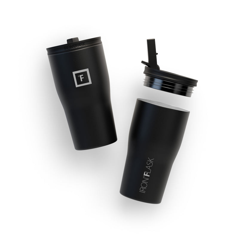 Iron Flask 16 Oz Rover 2.0 Tumbler Black | 536ERDTVW