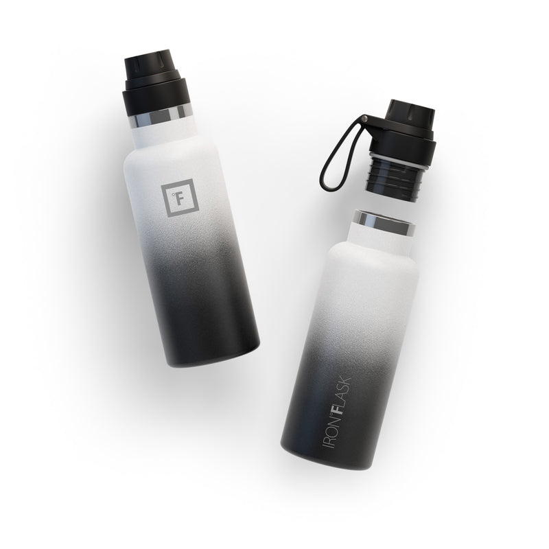 Iron Flask 16 Oz with Spout Lid Narrow Mouth Bottle Day & Night | 319OURHZF