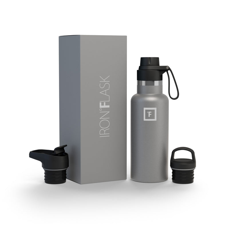 Iron Flask 16 Oz with Spout Lid Narrow Mouth Bottle Day & Night | 319OURHZF