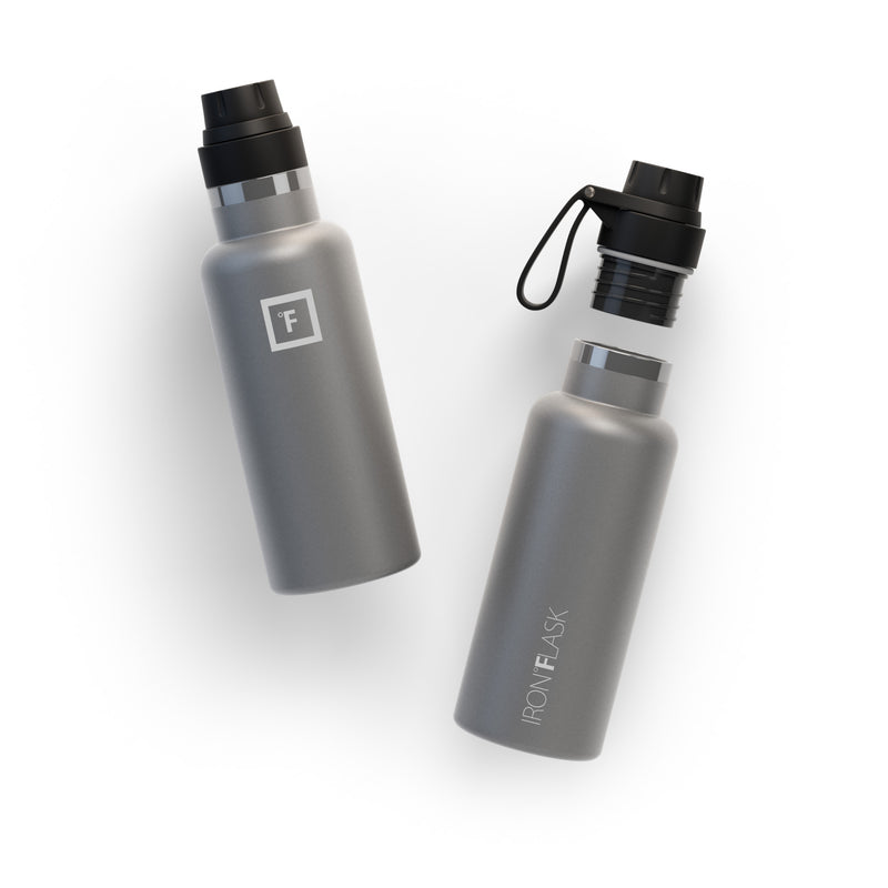 Iron Flask 16 Oz with Spout Lid Narrow Mouth Bottle Day & Night | 319OURHZF