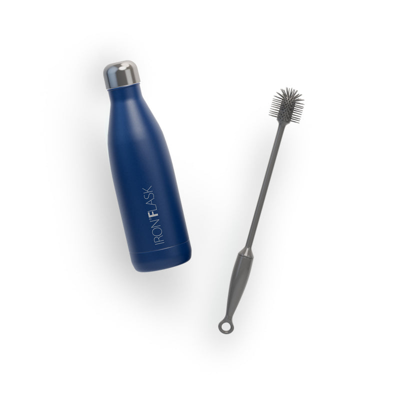 Iron Flask 17 Oz Retro Water Bottle Blue | 398MVNOWT