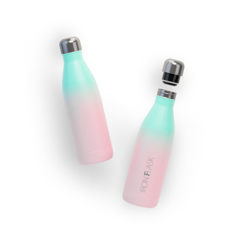 Iron Flask 17 Oz Retro Water Bottle Bubble Gum | 123JZXQOK