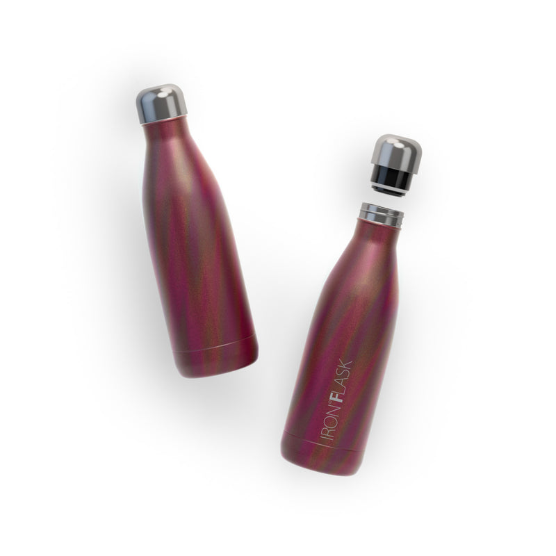 Iron Flask 17 Oz Retro Water Bottle Burgundy | 127RKMEBA