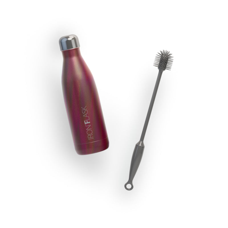 Iron Flask 17 Oz Retro Water Bottle Burgundy | 127RKMEBA