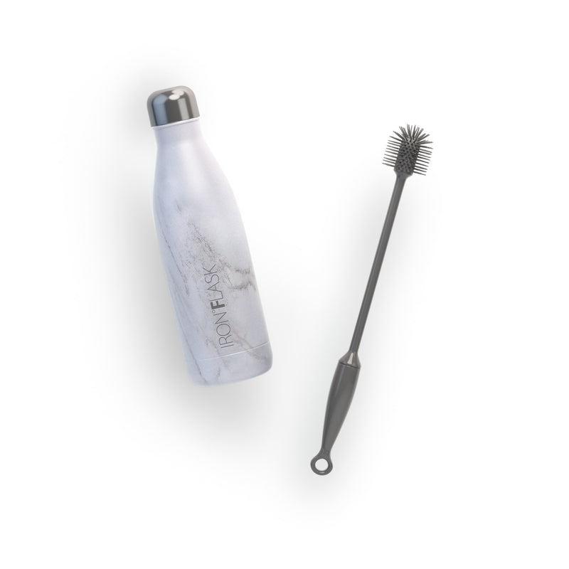 Iron Flask 17 Oz Retro Water Bottle Carrara Marble | 610CEUSXM