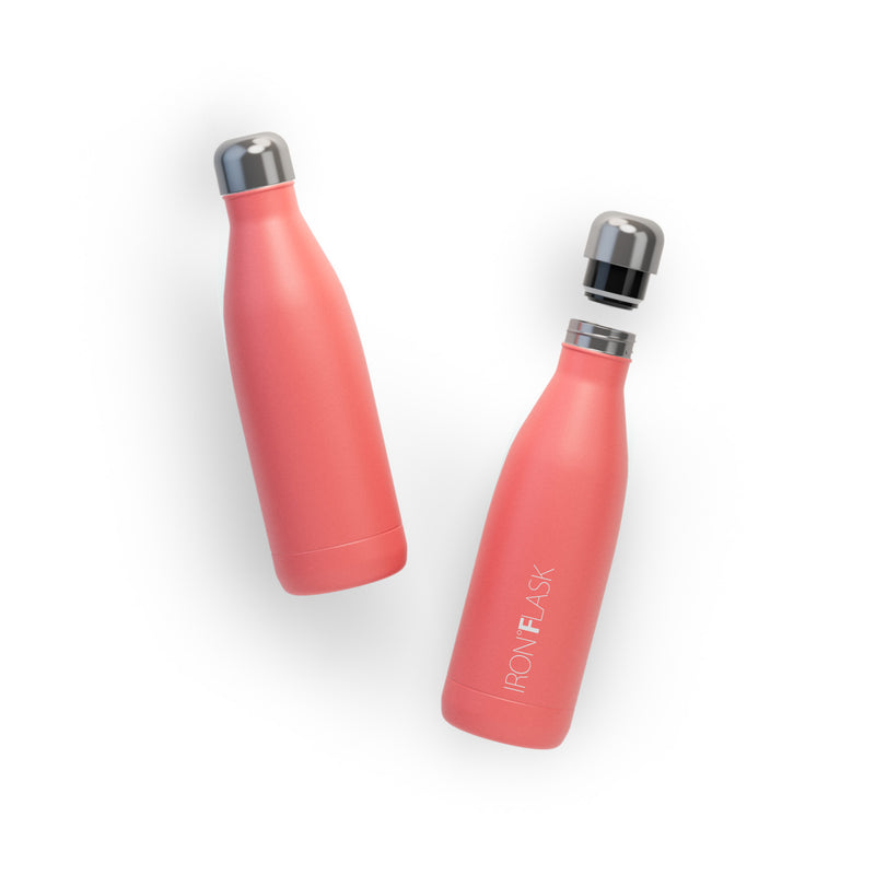 Iron Flask 17 Oz Retro Water Bottle Coral | 714JBMFUI
