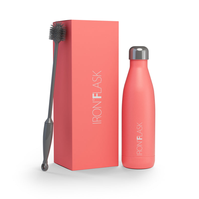 Iron Flask 17 Oz Retro Water Bottle Coral | 714JBMFUI