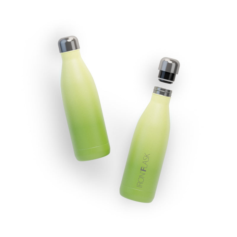 Iron Flask 17 Oz Retro Water Bottle Light Green | 215YQETSN