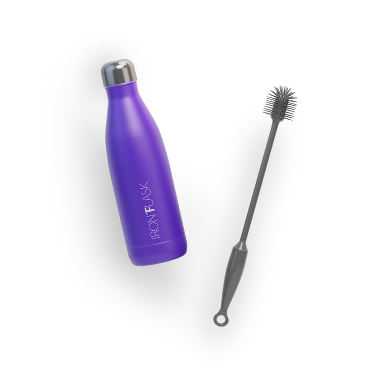Iron Flask 17 Oz Retro Water Bottle Purple | 754EWTCRN
