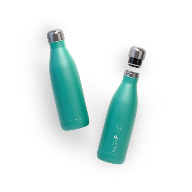 Iron Flask 17 Oz Retro Water Bottle Turquoise | 401SWRPCO