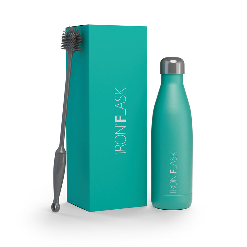 Iron Flask 17 Oz Retro Water Bottle Turquoise | 401SWRPCO