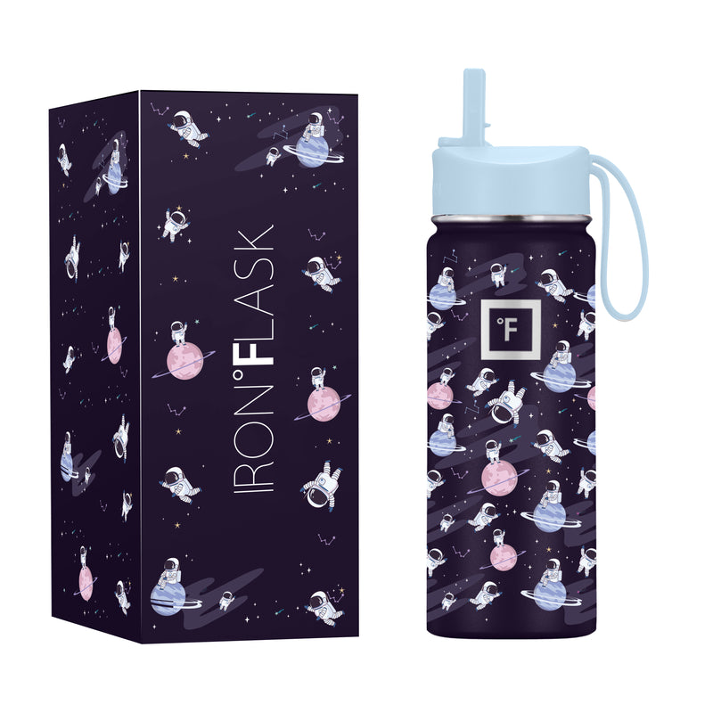 Iron Flask 18 Oz Kids Water Bottle Space Heroes | 913SXOZFC