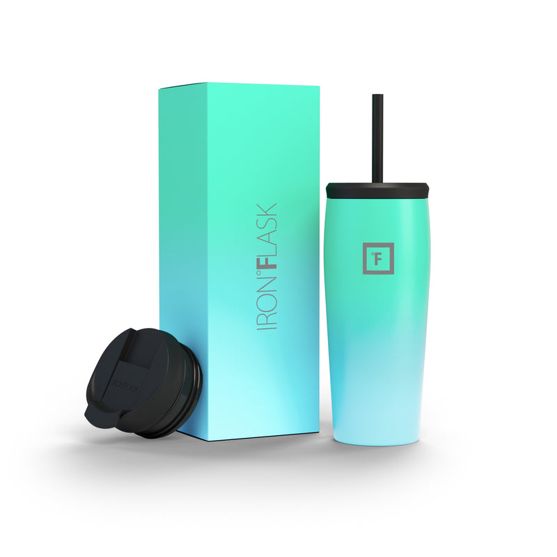 Iron Flask 20 Oz Nomad Tumbler Blue | 215TIMNZR