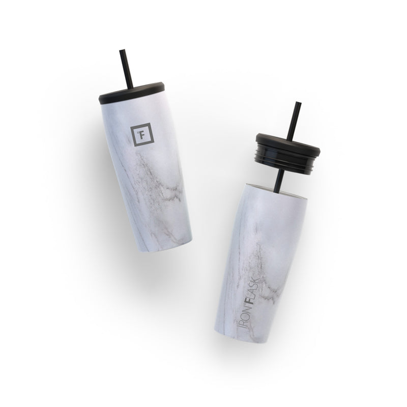 Iron Flask 20 Oz Nomad Tumbler Carrara Marble | 678QOPHCM