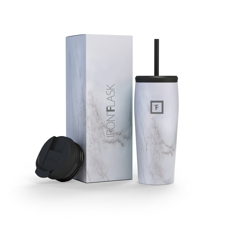 Iron Flask 20 Oz Nomad Tumbler Carrara Marble | 678QOPHCM