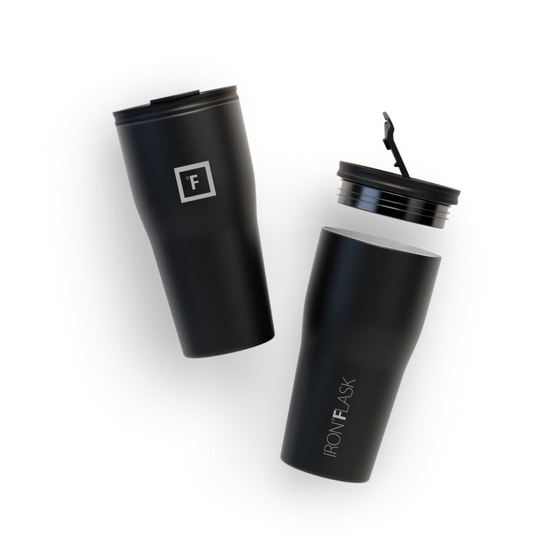 Iron Flask 20 Oz Rover 2.0 Tumbler Black | 796EJDKNP