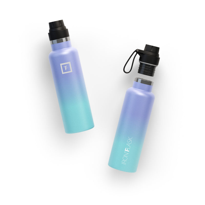 Iron Flask 20 Oz with Spout Lid Narrow Mouth Bottle Cotton Candy | 436NRJZCA