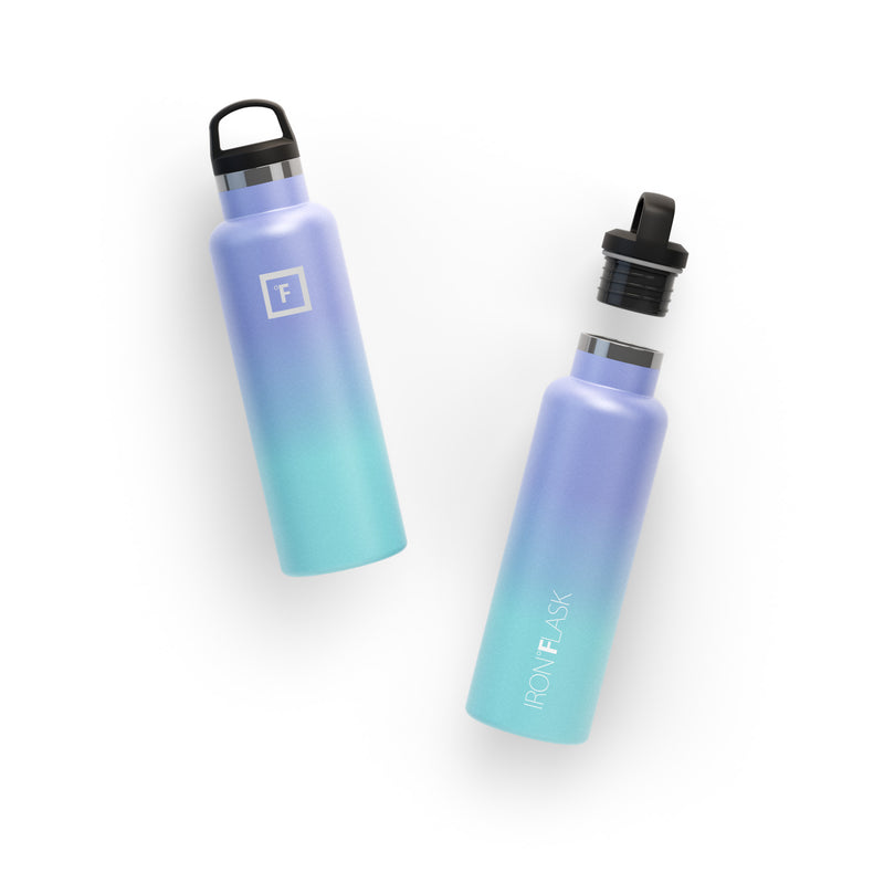 Iron Flask 20 Oz with Spout Lid Narrow Mouth Bottle Cotton Candy | 436NRJZCA