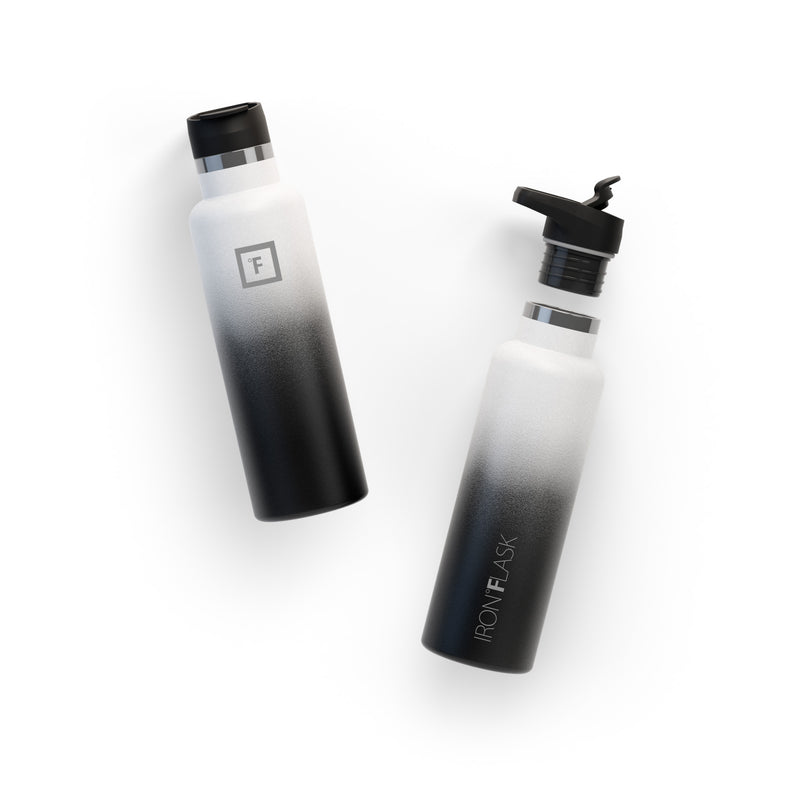 Iron Flask 20 Oz with Straw Lid Narrow Mouth Bottle Day & Night | 176QOWTJP