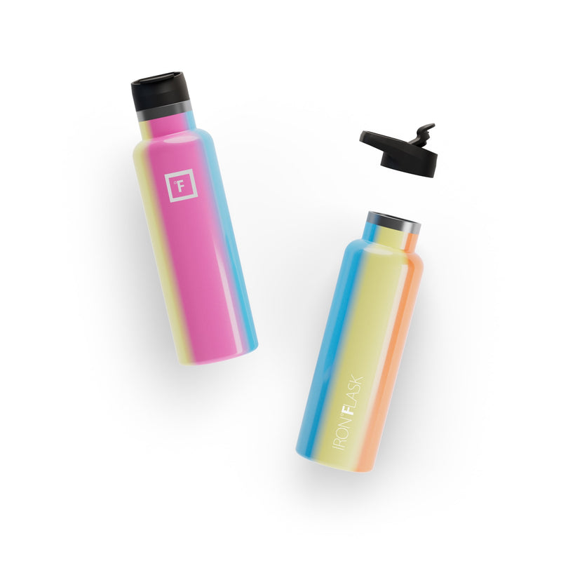 Iron Flask 20 Oz with Straw Lid Narrow Mouth Bottle Multicolor | 392WXPFNQ
