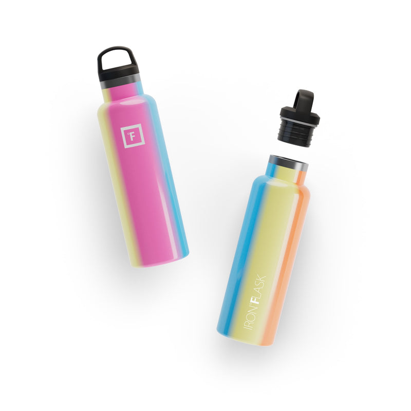 Iron Flask 20 Oz with Straw Lid Narrow Mouth Bottle Multicolor | 392WXPFNQ