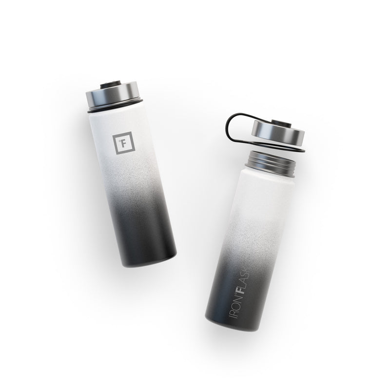 Iron Flask 22 Oz with Straw Lid Wide Mouth Bottle Day & Night | 128EGWZRI