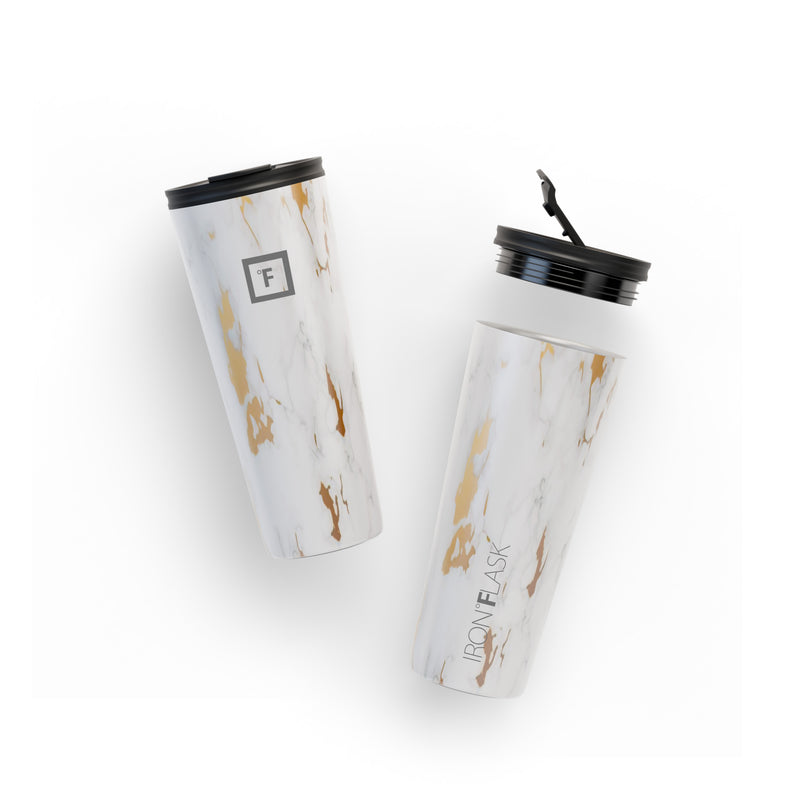 Iron Flask 24 Oz Classic 2.0 Tumbler Calacatta | 986VJTGBC
