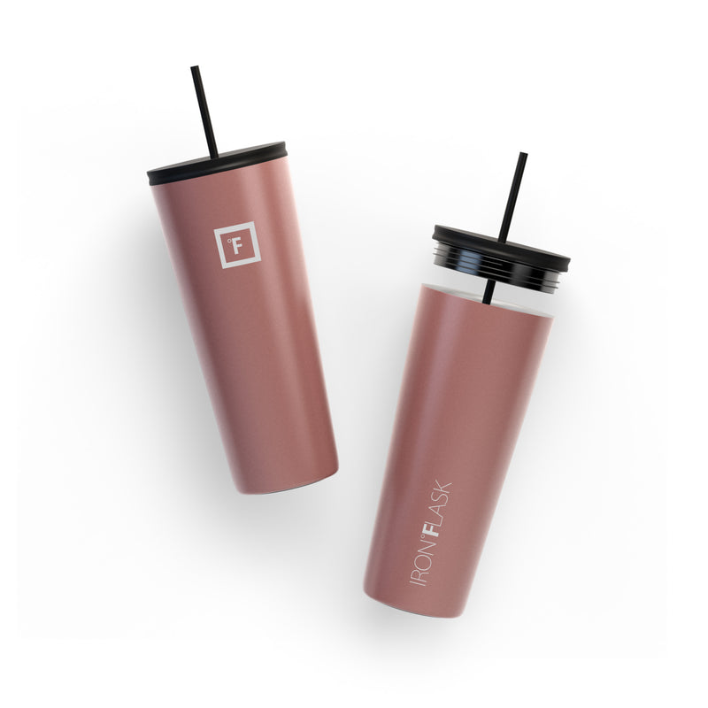 Iron Flask 24 Oz Classic 2.0 Tumbler Rose Gold | 134VMKUJX