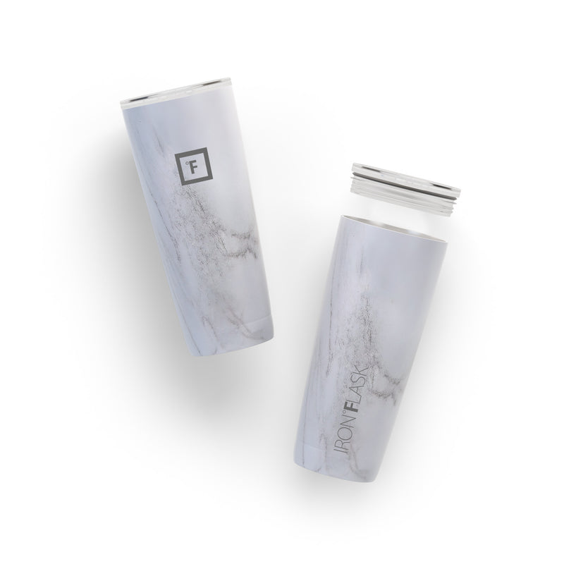 Iron Flask 24 Oz Classic Tumbler Carrara Marble | 489UVMJTC