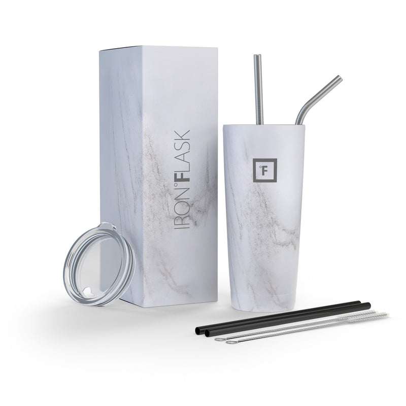 Iron Flask 24 Oz Classic Tumbler Carrara Marble | 489UVMJTC