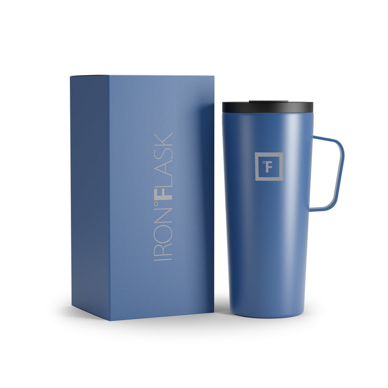 Iron Flask 24 Oz Grip Coffee 2.0 Mugs Blue | 423HPWZYT