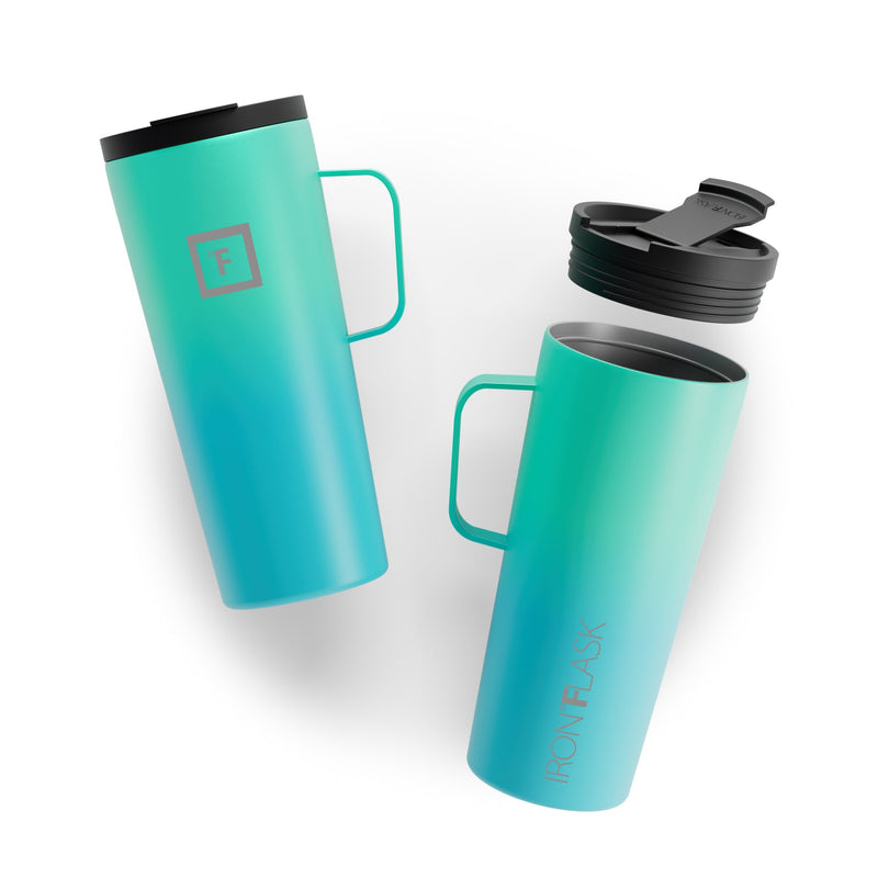 Iron Flask 24 Oz Grip Coffee 2.0 Mugs Blue | 159DKZPNQ