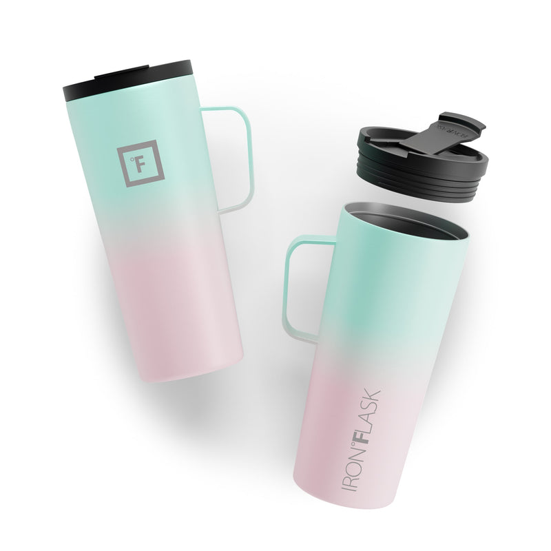 Iron Flask 24 Oz Grip Coffee 2.0 Mugs Bubble Gum | 510HCUQKL
