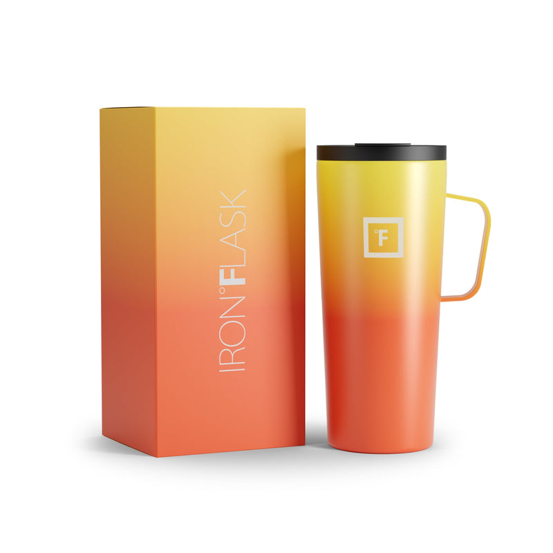 Iron Flask 24 Oz Grip Coffee 2.0 Mugs Fire | 835CFTUOZ