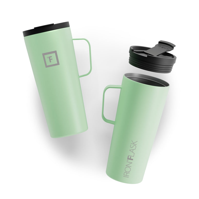 Iron Flask 24 Oz Grip Coffee 2.0 Mugs Mint | 706MFSDVJ
