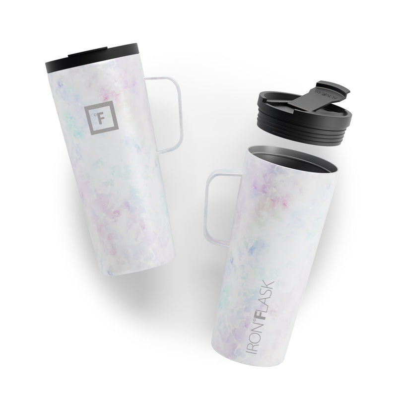 Iron Flask 24 Oz Grip Coffee 2.0 Mugs Pearl | 175DWOVTI